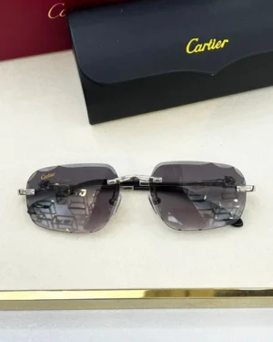 Cartier Panthere 1.0 Silver, Black Glasses