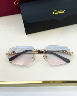 Cartier Panthere 1.0 Gold, Purple Glasses