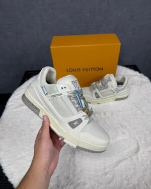 Louis Vuitton Trainers Beige Grey