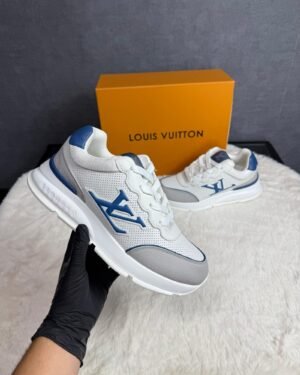 Louis Vuitton Run Away Classic Sneaker White Blue