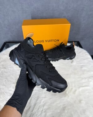 Louis Vuitton Tatic Black on Black Sneakers
