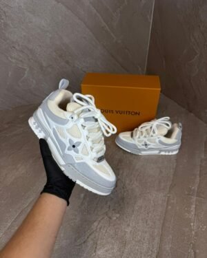 Louis Vuitton Skates Trainers Grey White