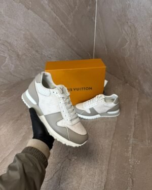 Louis Vuitton Run Away Sneakers White Beige
