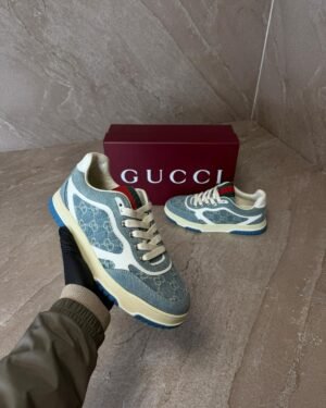 Gucci Re-Web Blue Sneakers