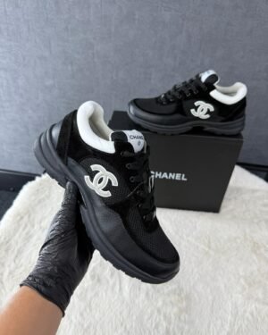 Chanel Sneakers Black White