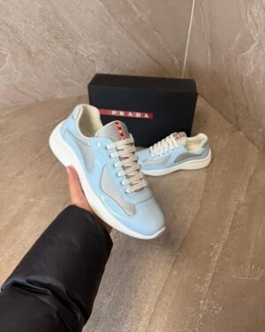 Prada Cups Baby Blue Sneakers