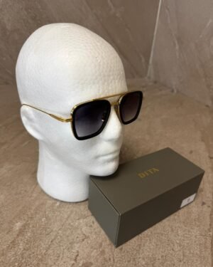 Dita Flight 006 Mat Black Gold Sunglasses