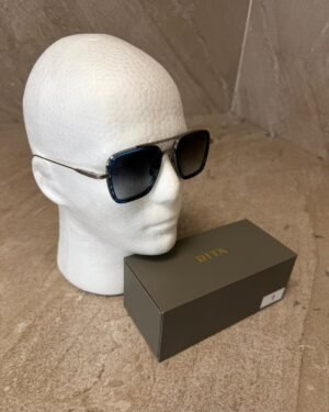 Dita Flight 006 Blue Silver Sunglasses