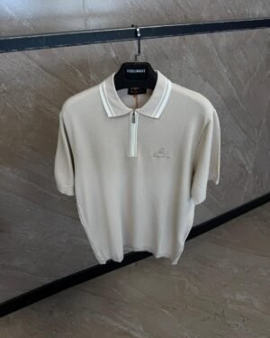 Loro Piana Polo Beige Met Rits