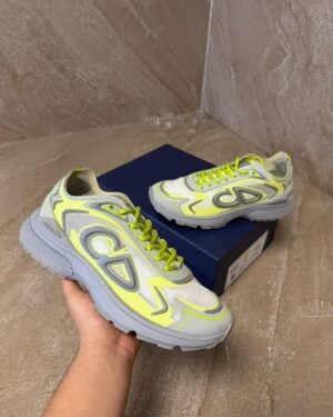 Dior B30 Countdown Teck-Sneaker Yellow