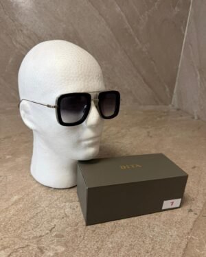 Dita Dubsignal Black Silver Sunglasses