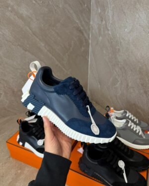 Hermes Bouncing Sneakers Dark Blue