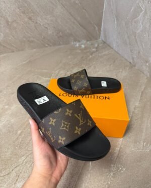 Louis Vuitton Monogram Brown Slippers