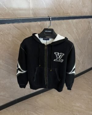 Louis Vuitton Graphic Intarsia Zipped Cotton Vest