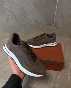 Loro Piana Weekend Walk Brown Sheep Sneakers