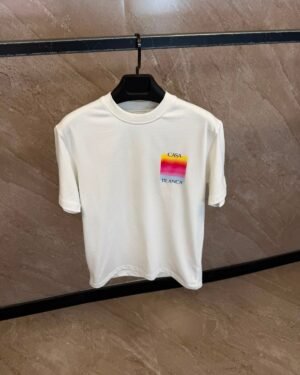 Casablanca Witte T-Shirt Colorway