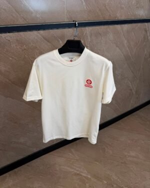 Casablanca Witte T-Shirt Simpel