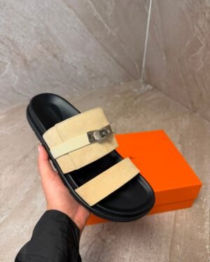 Hermes Jackson Sandal Beige