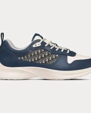 Dior B25 Sneakers Navy Blue Oblique