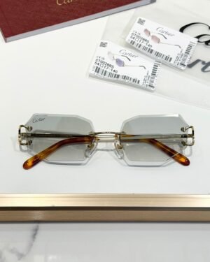 Cartier Gold Green Glasses