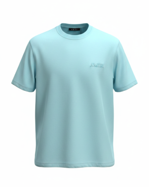 Amiri Baby Blue Crewneck T-Shirt