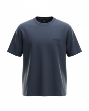 Amiri Navy Blue Crewneck T-Shirt