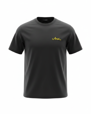 Amiri Script Logo T-Shirt In Black