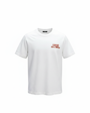 Amiri Hollywood T-Shirt In White