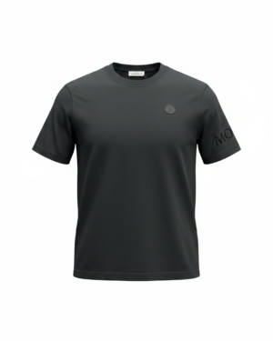 Moncler Tonal Badge Logo T-Shirt Black