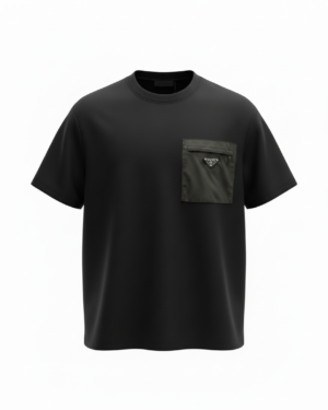 Prada Re-Nylon Pocket T-Shirt Black