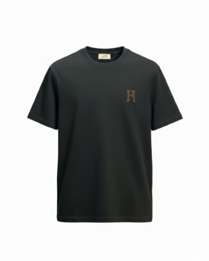 Hermes Tonal H Logo T-Shirt Black
