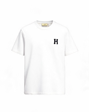 Hermes Tonal H Logo T-Shirt White