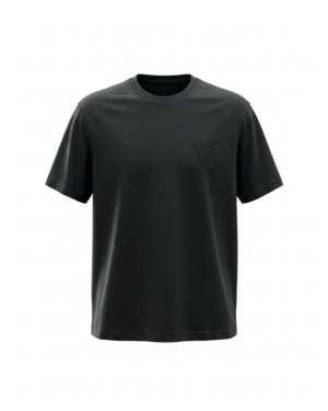Louis Vuitton Tonal LV Logo T-Shirt Black