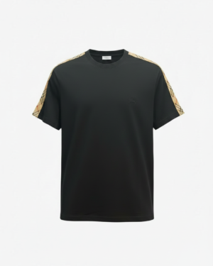 Burberry Vintage Check Panel T-Shirt Black