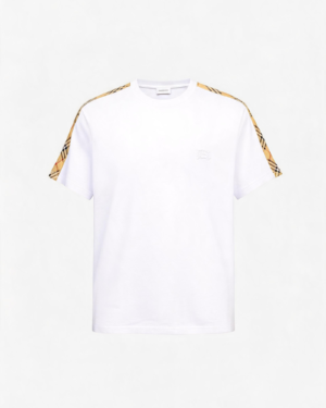 Burberry Vintage Check Panel T-Shirt White