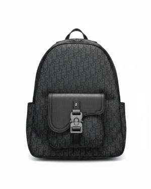 Dior Saddle Zip Bag Black