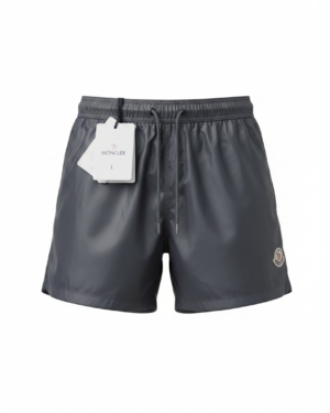 Moncler Small Logo Swim Short Antraciet