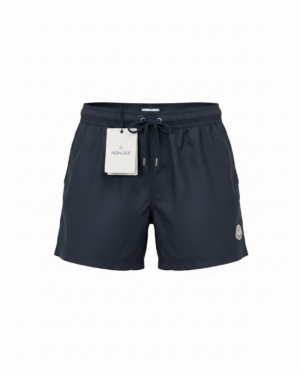 Moncler Small Logo Swim Short Navy Blue