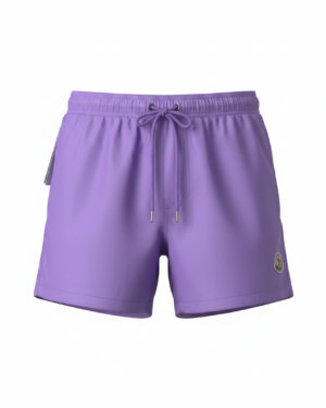 Moncler Small Logo Swim Short Lavender Purple
