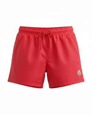 Moncler Small Logo Swim Short Red