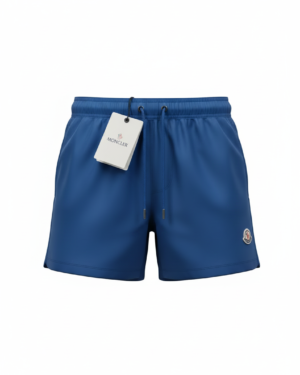 Moncler Small Logo Swim Short Oreal Blue