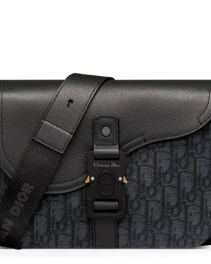 Dior Saddle Messenger Bag Black