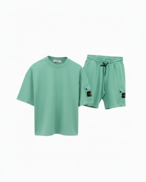 Stone Island Arm Pocket Summer Set Mint Green