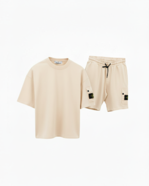 Stone Island Arm Pocket Summer Set Cream
