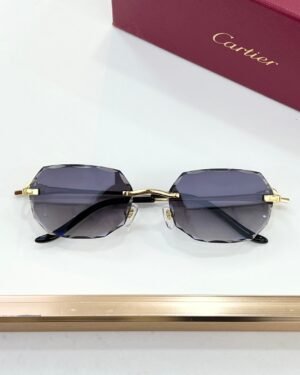 Cartier Gold Dark Glasses