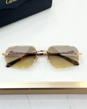 Cartier Gold Green Glasses