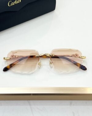 Cartier Gold Orange Glasses
