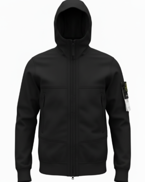 Stone Island Soft Shell Jacket Black