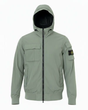 Stone Island Nylon Windbreaker Sage Green