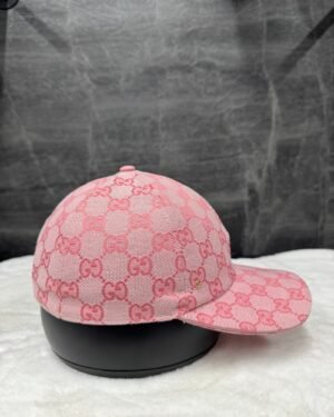 Gucci GG Pattern Cap Pink